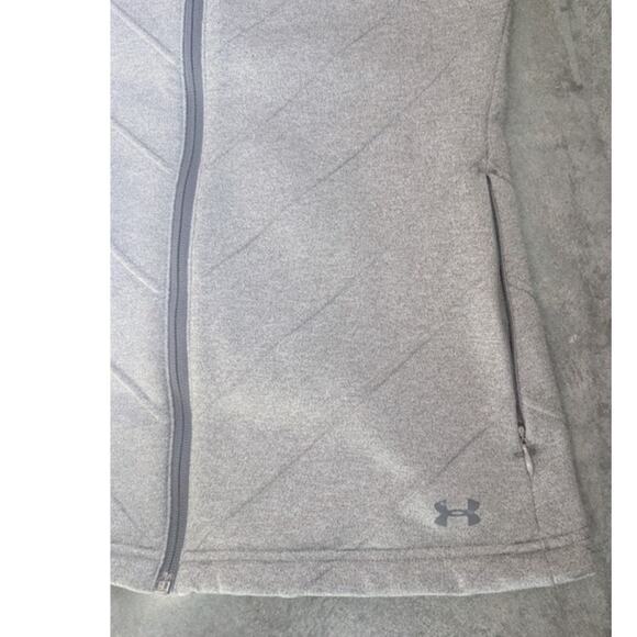 Under Armour Cold Gear Vest Storm 1 Women's Size Small Gray Water Resistant Gorp - Picture 4 of 10